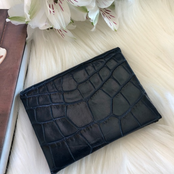 Tory Burch Parker Embossed Foldable Card Case - Picture 4 of 9